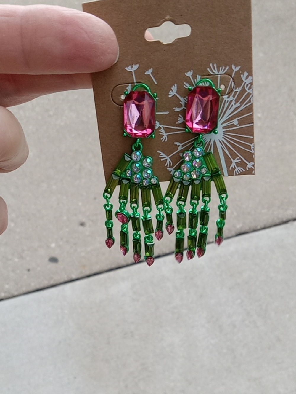 Halloween Witch Hands Earrings New